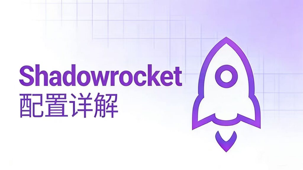 《Shadowrocket 配置详解：配置方式、顺序与常见坑》博客封面。