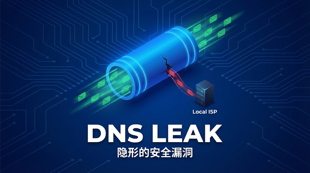 DNS泄露全解析：为什么代理显示IP变了，身份依然暴露？