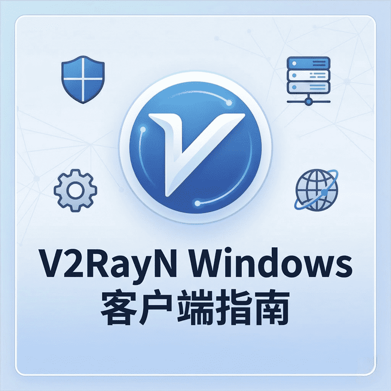 V2RayN Windows 客户端新手安装与配置实操教程