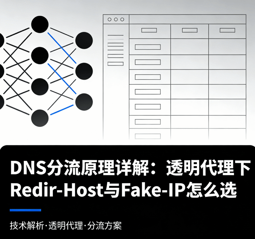 DNS 分流原理详解：透明代理下 Redir-Host 与 Fake-IP 怎么选