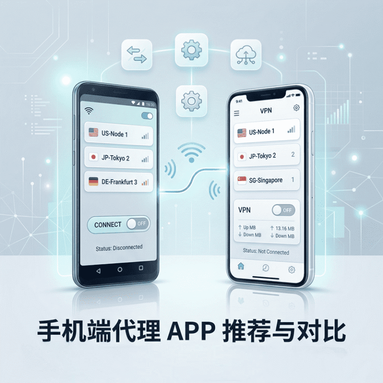 安卓和 iPhone 手机上代理工具选择与对比