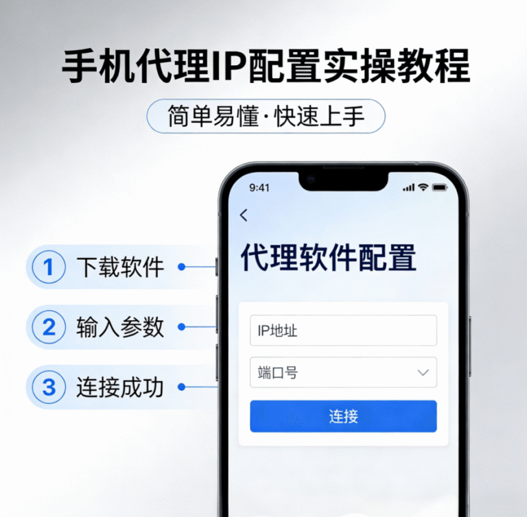 手机怎么设置代理IP？Android与iPhone代理配置教程