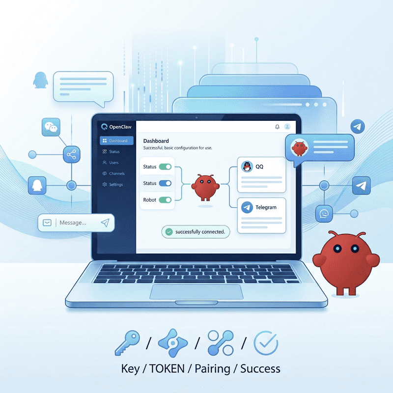 OpenClaw 接入 QQ 与 Telegram