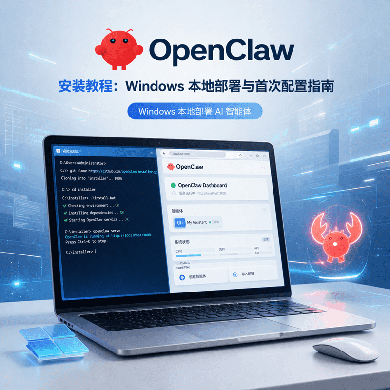 OpenClaw 在 Windows 本地部署完成