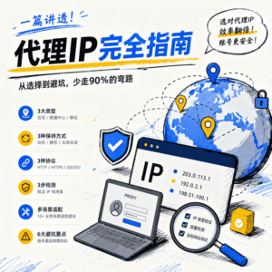 代理IP完整指南：从选型、检测到接入，一套方法论帮你避坑