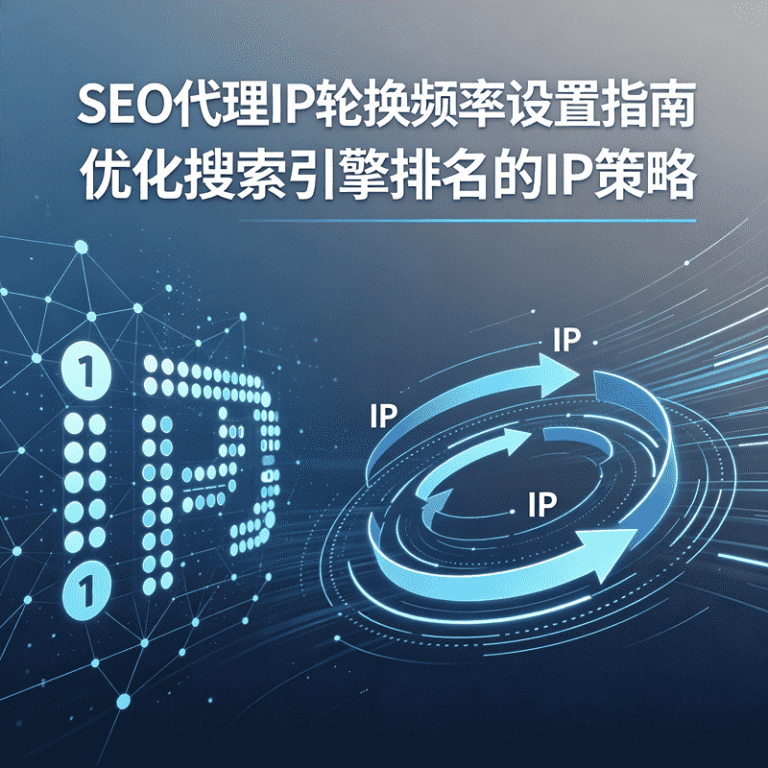 SEO团队如何设置代理IP轮换频率，避免结果失真和资源浪费