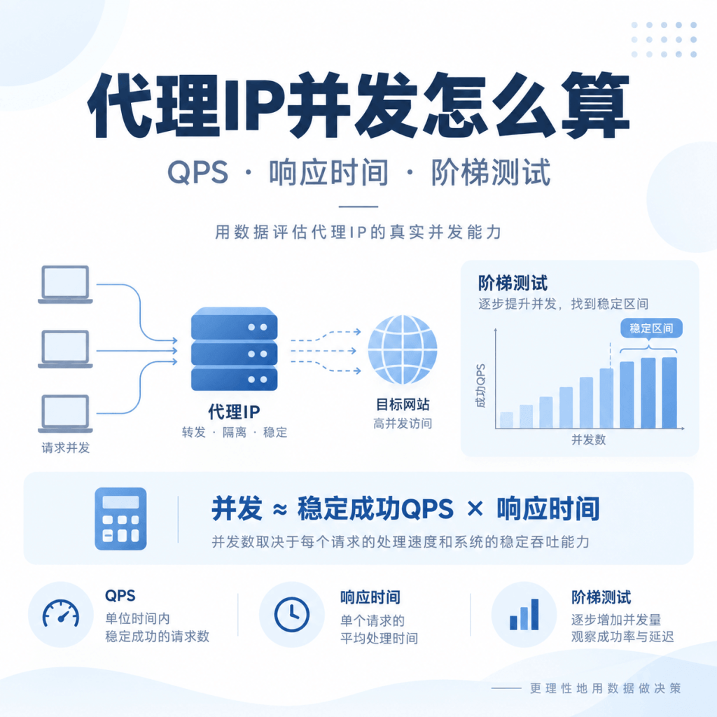 代理IP并发数怎么计算？线程、连接数、QPS和带宽的区别
