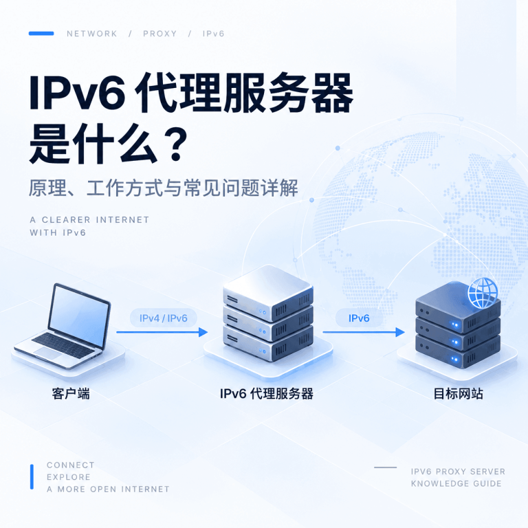 IPv6 代理服务器是什么？工作原理、双栈与连接方式详解